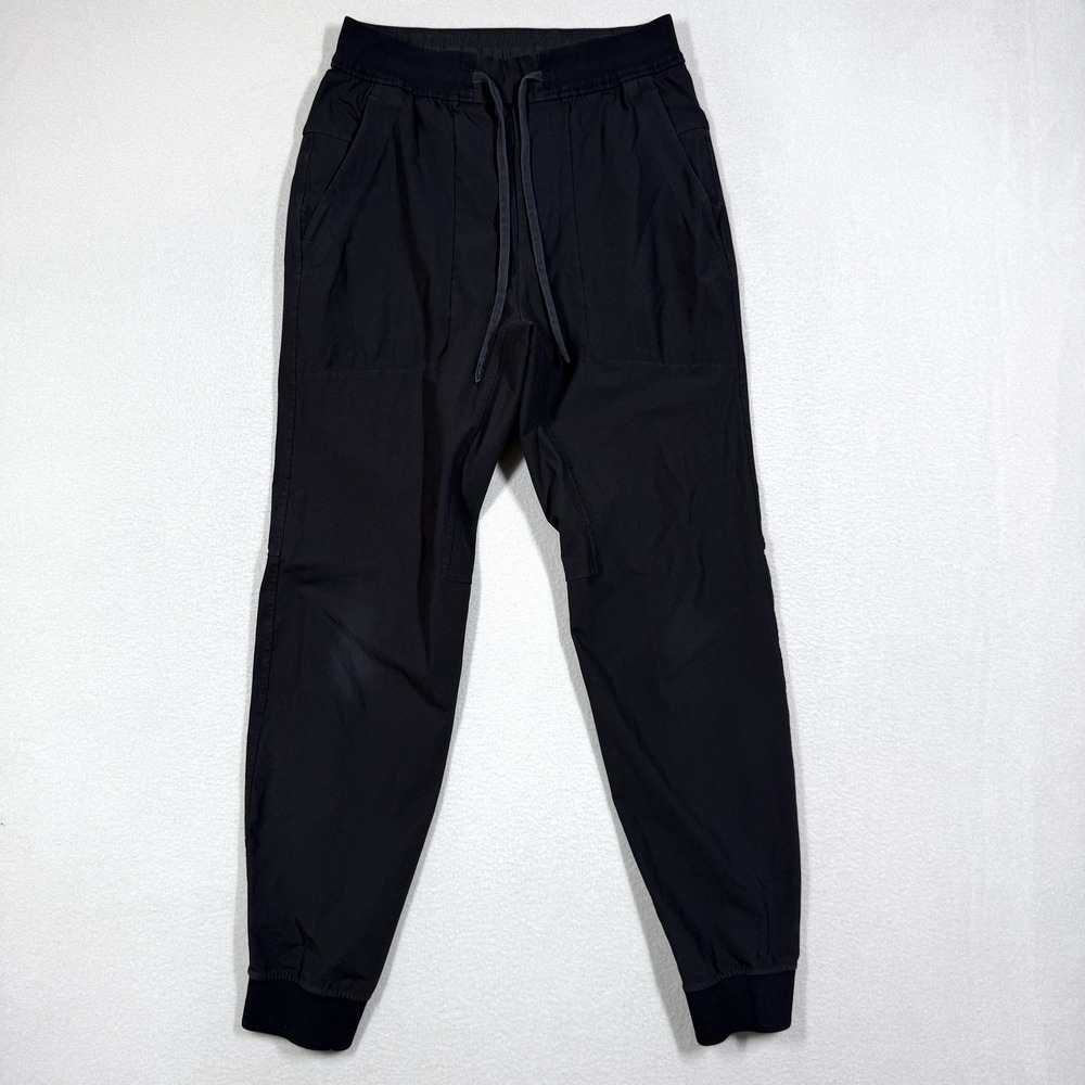 Lululemon ABC Jogger Pants Mens Small Black Warpstreme Athleisure‎ Athletic Gym